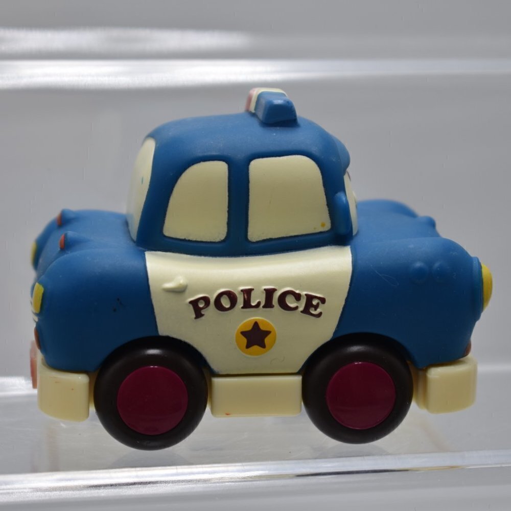 Officer Lawly Blue Police Vehicle Pull Back Car by Maison Battat Mini Wheels - Picture 4 of 6